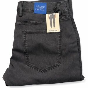 Mugsy Men’s Stretch Jeans – Dark Gray – Slim Fit – NWT